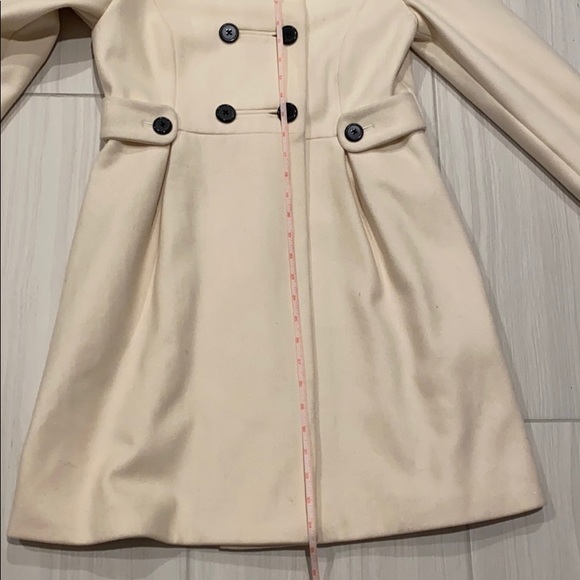 Old Navy XS Ivory Pea Coat - Picture 6 of 7